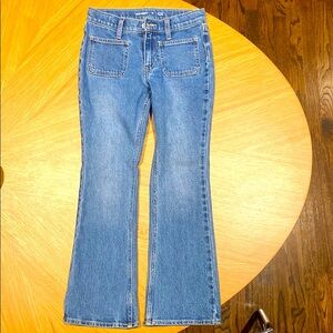 Old navy high rise flare size 10 girls jean New